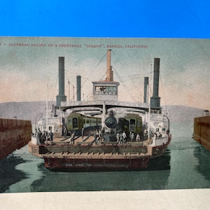 Southern Pacific Company&#39;s Ferryboat  Solano Postcard