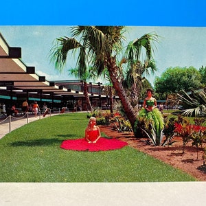 Carte postale du hall principal de Silver Springs en Floride