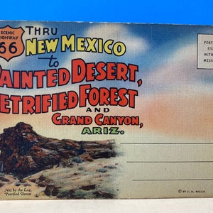 Scenic 66 door New Mexico &Arizona Souvenir Mailer