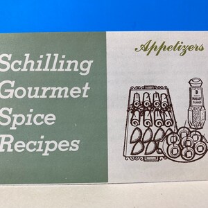 Schilling Gourmet Spice Ricette Card Antipasti