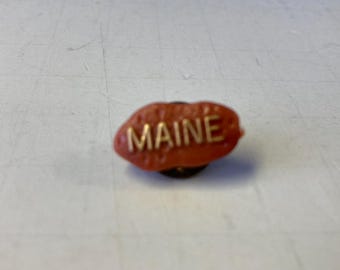 Vintage Maine Potato Pin Button