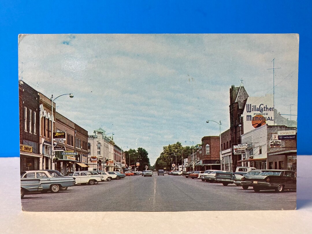 Red Cloud Nebraska Postcard Etsy
