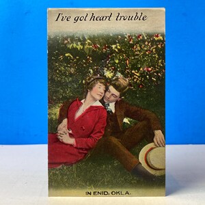 Carte postale J'ai des problèmes cardiaques à Enid en Oklahoma