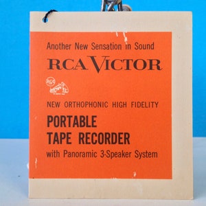 RCA Victor Tragbare Ramistatgerät Hang Tag
