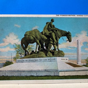 The Pioneer Mother Penn Valley Park Kansas City Postkarte MO