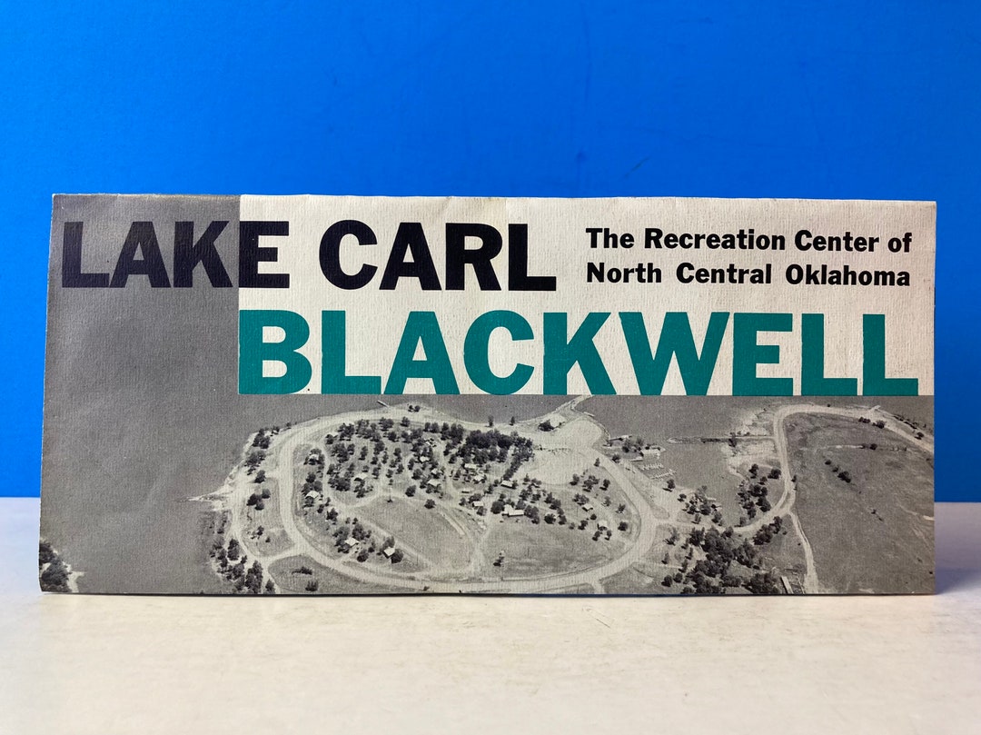 Lake Carl Blackwell Brochure Etsy