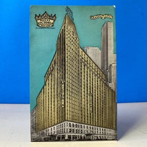 Carte postale de l'hôtel Victoria à New York