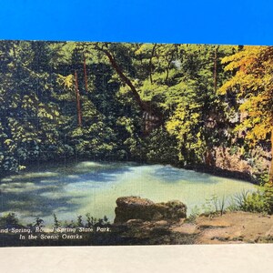 Carte postale du parc d'État de Spring Spring, MO