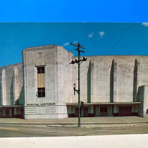 Auditorium municipal Charleston WV Carte postale
