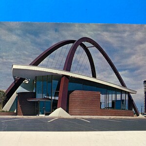 Cartão postal do banco nacional dos fundadores OKC