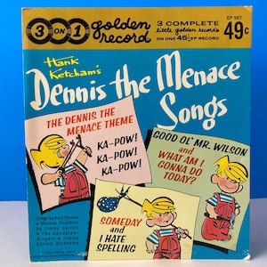 Dennis The Menace Songs Sleeve Only