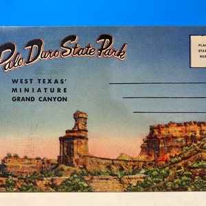 Mailer souvenir del parco statale di Palo Duro