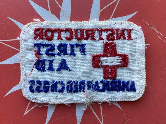 Vintage First Aid Instructor Patch - image 2
