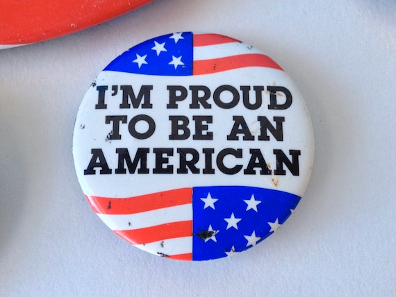 Lot Of 12 American Flag Pins Buttons