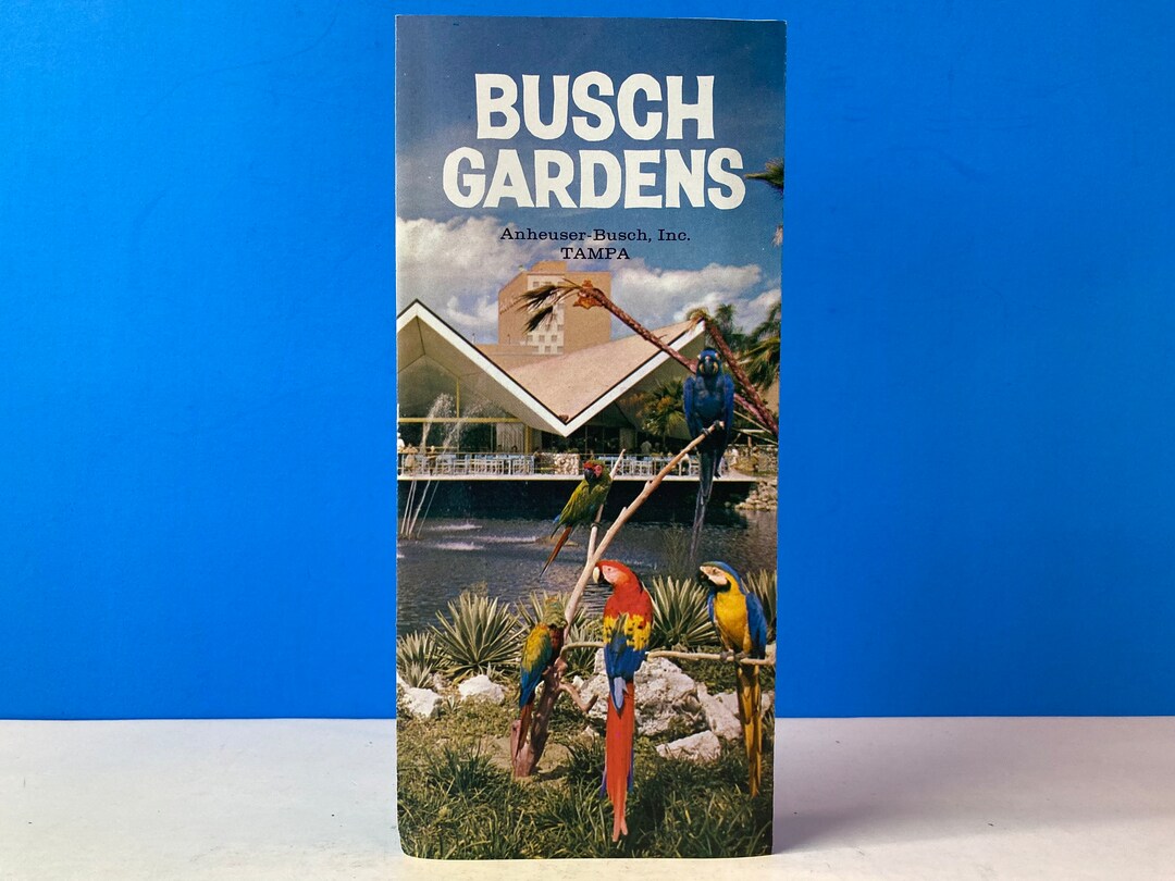 Busch Gardens Brochure - Etsy
