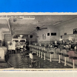 Cartão postal Lunt's New Hotel And Cafe Cedar City Utah