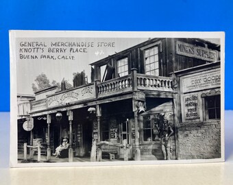 General Merchandise Store Knott's Berry Place Photo Postcard