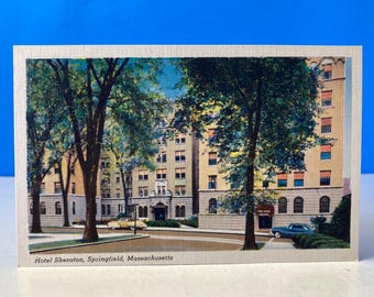Hotel Sheraton Postcard MA