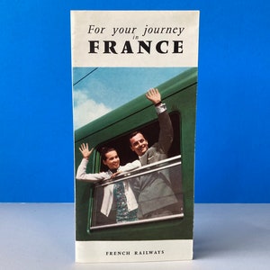 Folleto de Ferrocarriles Franceses