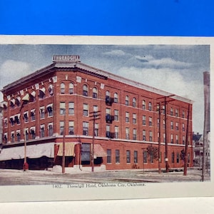 Carte postale en relief Threadgill Hotel OKC