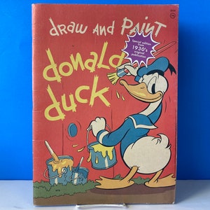Draw And Paint Donald Duck