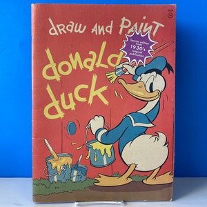 Draw And Paint Donald Duck