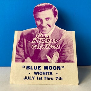 Eddy Haddad en Blue Moon Club Wichita Postcard