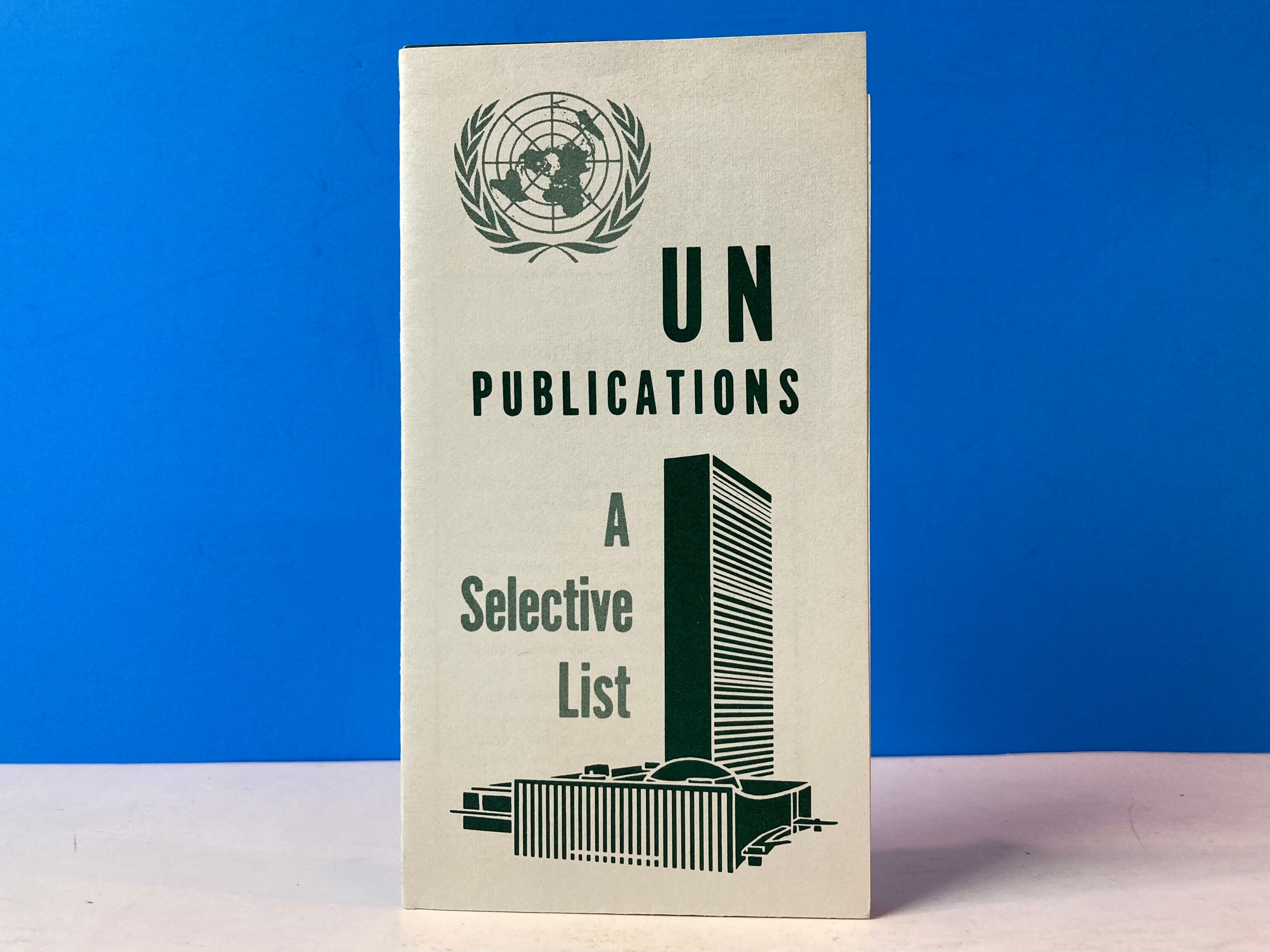 Selektive Liste der Veröffentlichungen der Vereinten Nationen