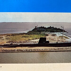 Postal del parque Seawolf de Galveston