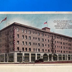 Postal del Hotel Coliseum Los Ángeles