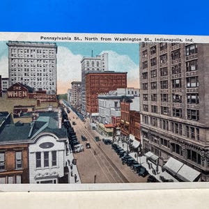 Carte postale Pennsylvania Street Indianapolis