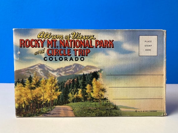 Postcard Album of Views Rocky Mountain National Park 