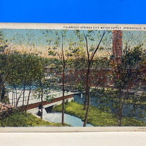 Fulbright Springs City Water Postkarte MO