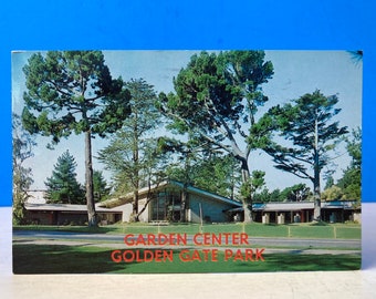 Garden Center Golden Gate Park Postcard