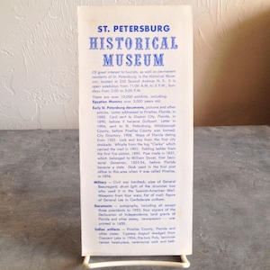 St. Petersburg Historical Museum Brochure