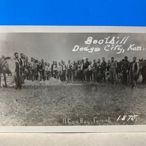 Cartão Postal Boothill Dodge City RPPC