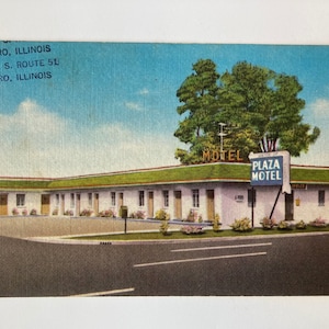 Carte postale plaza motel