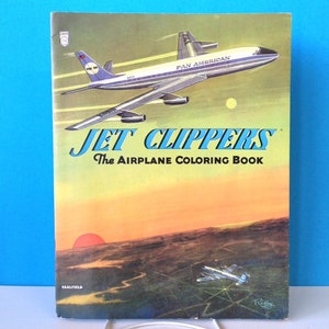 Jet Clippers The Airplane Coloring Book