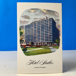 Statler Hilton Hartford Postkarte