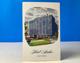 Statler Hilton Hartford Postcard