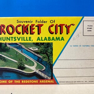 Cartella ricordo di Rocket City Huntsville