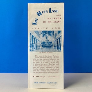The Holy Land And The Lands Of The Levant Brochure