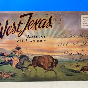 Souvenirposter voor West-Texas