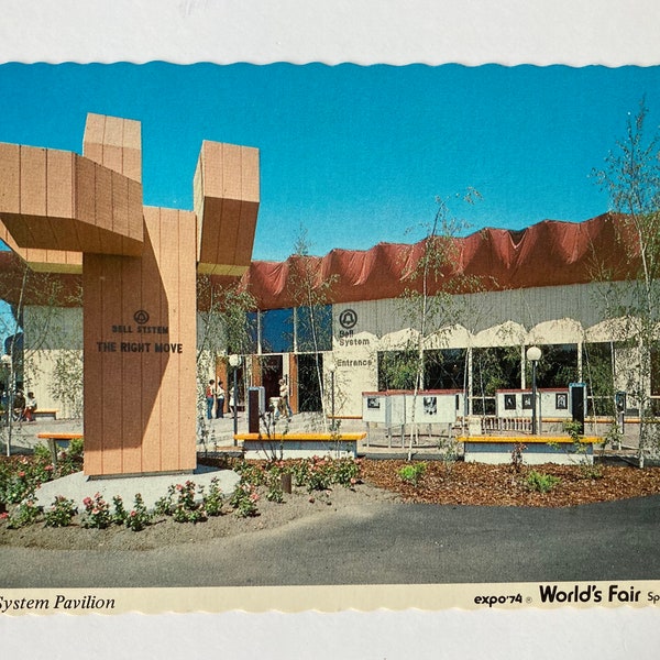 Expo '74 Bell System Pavilion Postcard