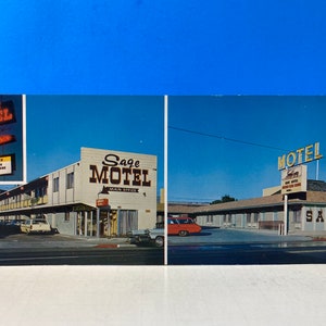 Sage Motel Long / Oversize Postcard Reno
