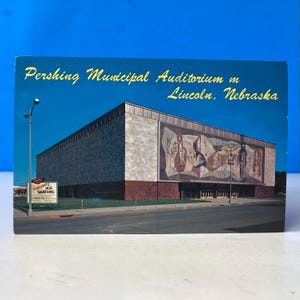 Pershing Auditorium Lincoln Nebraska Postcard