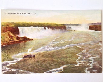 Allgemeine Ansicht Niagarafälle Postkarte
