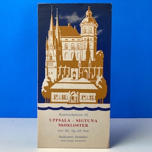 Swedish Brochure Uppsala Sigtuna Skokloster Brochure