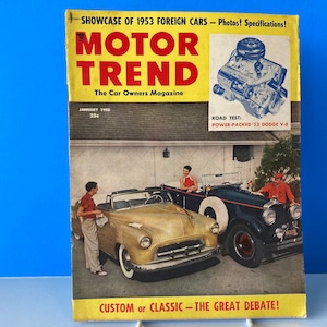 Motor Trend Magazine January 1953