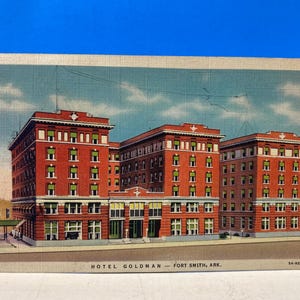 Cartolina dell'Hotel Goldman Fort Smith Arkansas